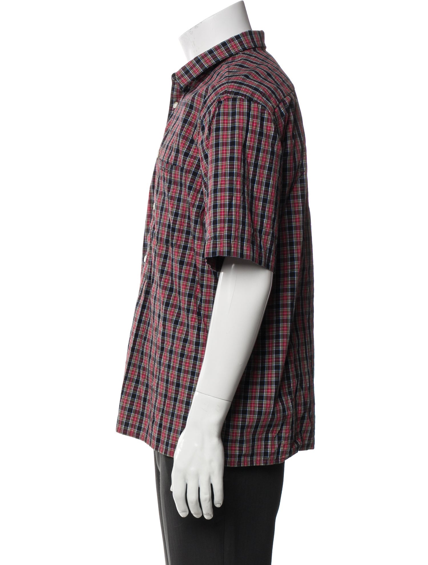 Supreme 2024 Loose Fit Mini Plaid S/S Shirt