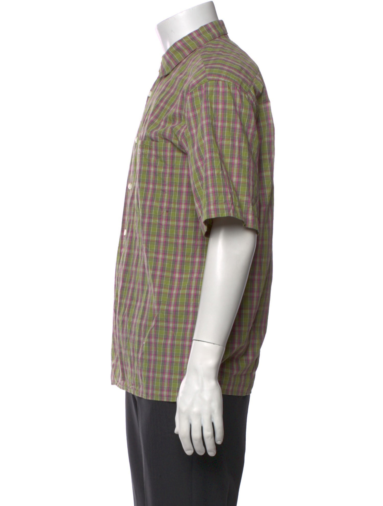 Supreme 2024 Loose Fit Mini Plaid S/S Shirt