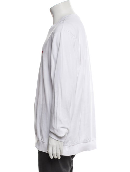 Supreme Small Box Logo Pique Long Sleeve Crewneck Crew Neck Sweatshirt