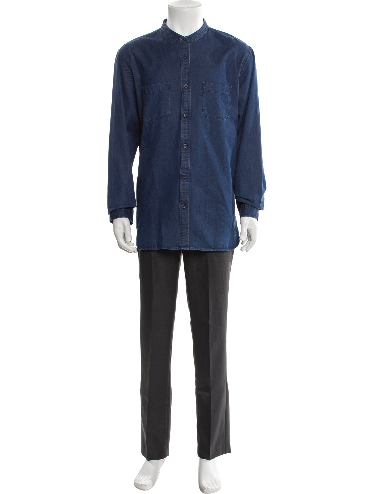 Supreme Long Sleeve Long Sleeve Denim Shirt