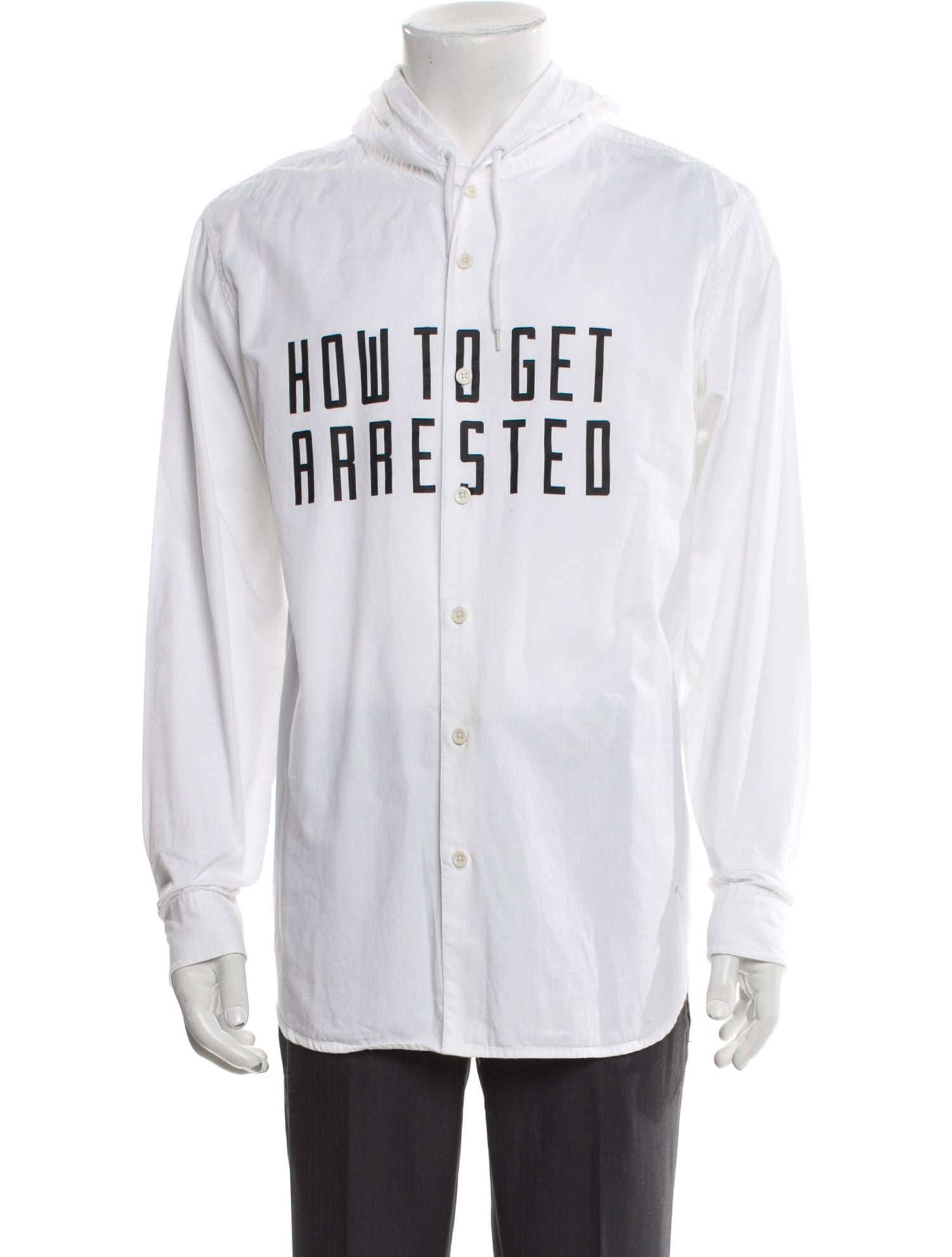 Supreme Graphic Print Long Sleeve Shirt