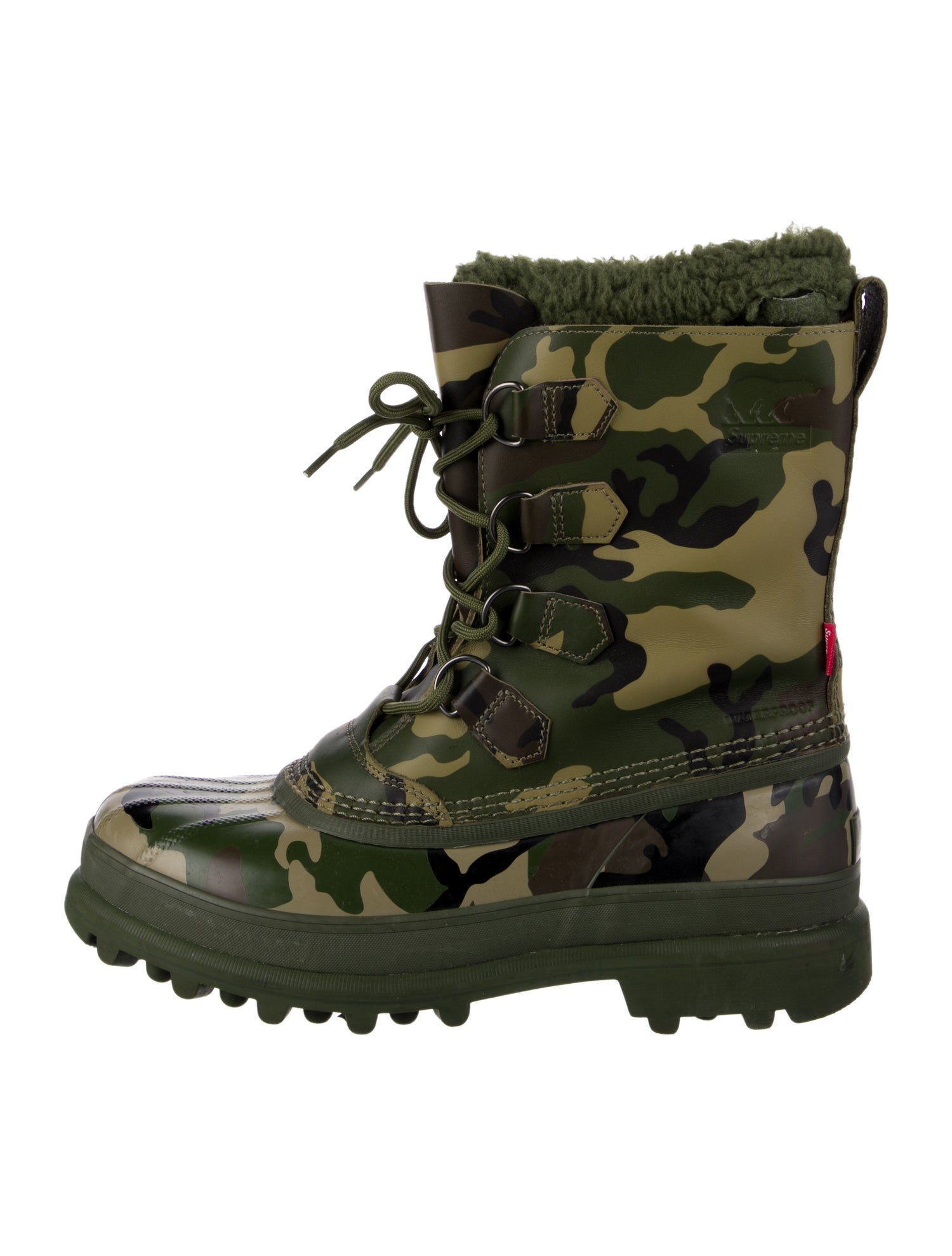 Supreme Rubber Camouflage Print Rain Boots
