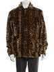 Supreme 2016 Leopard Print Faux Fur Jacket