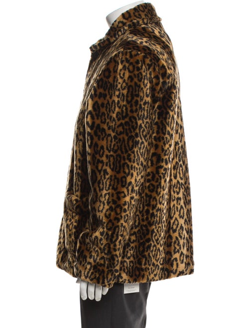 Supreme 2016 Leopard Print Faux Fur Jacket