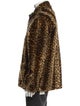Supreme 2016 Leopard Print Faux Fur Jacket