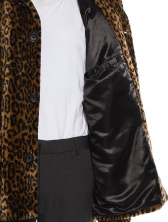 Supreme 2016 Leopard Print Faux Fur Jacket