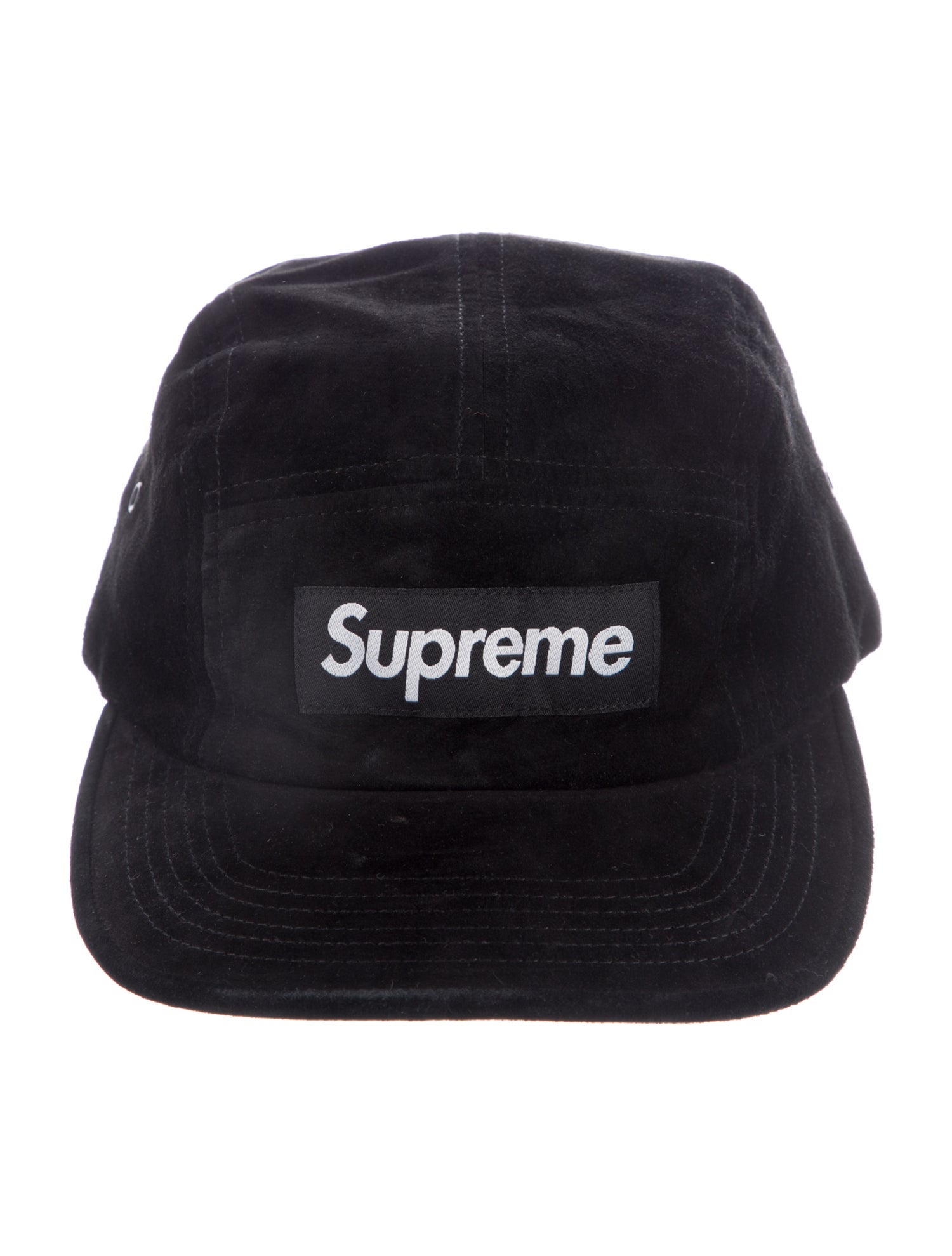 Supreme Suede Camp Cap