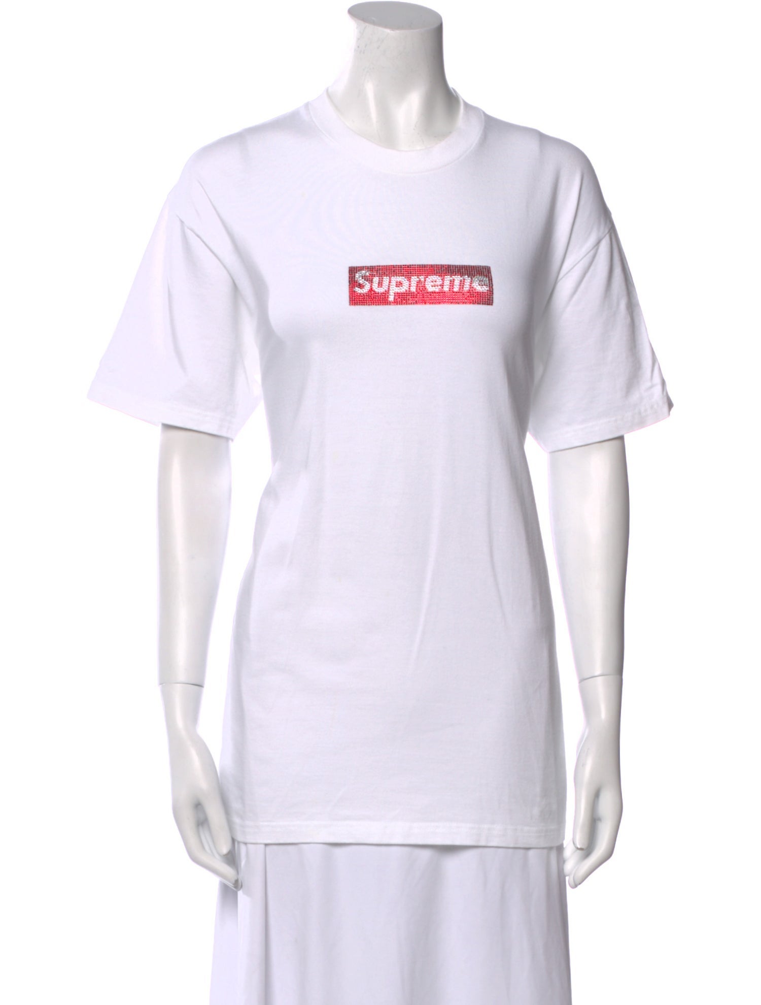 Supreme 2019 x Swarovski Box Logo T-Shirt