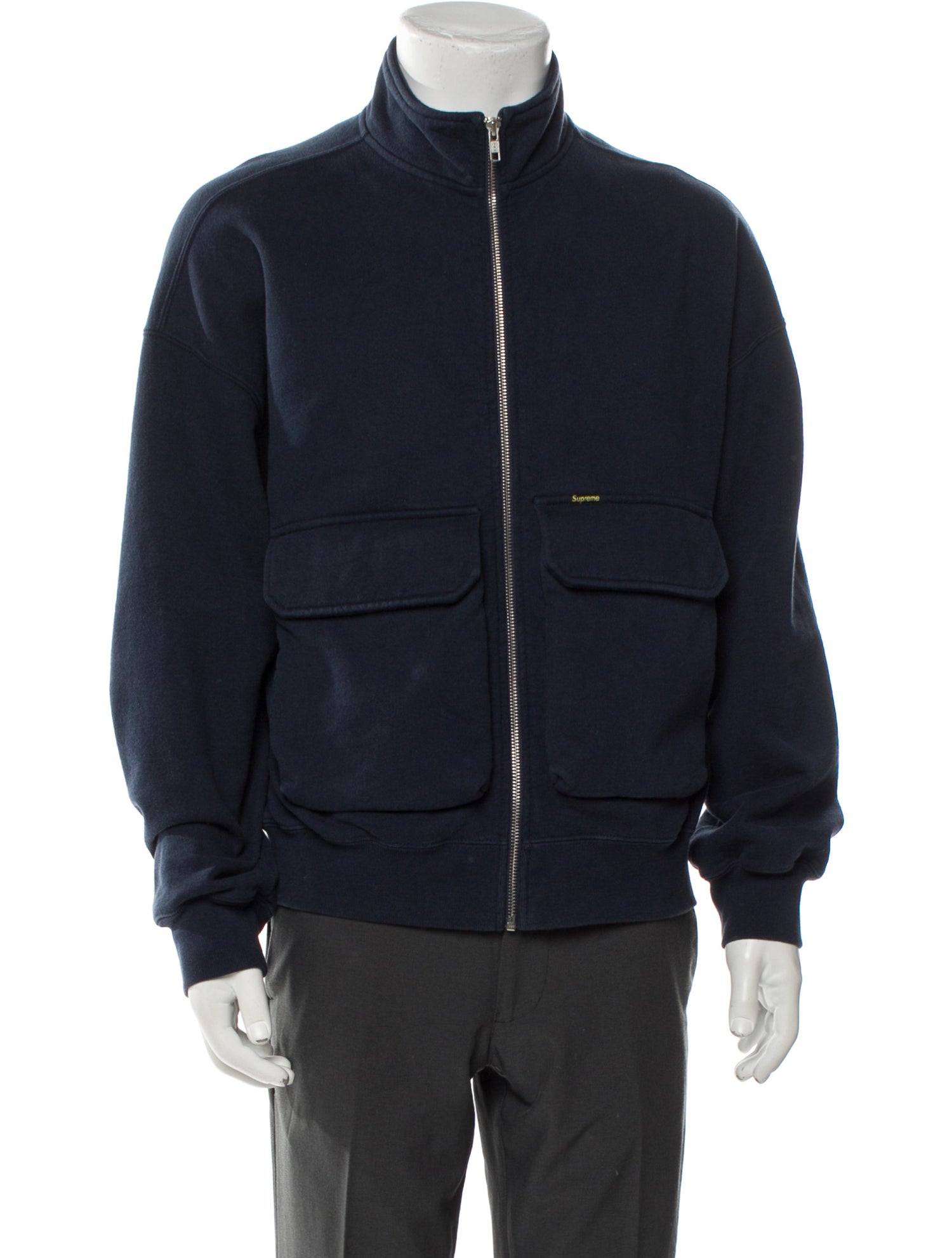 Supreme 2023 Cargo Pocket Zip Up Sweatshirt