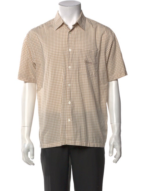 Supreme Plaid Print Short Sleeve Shirt