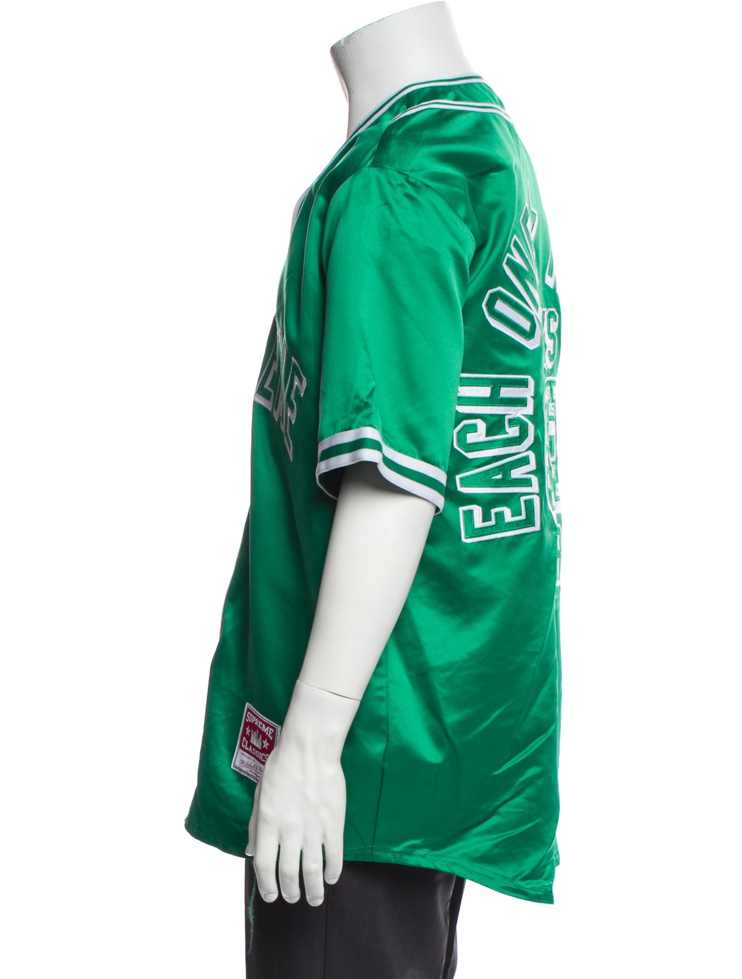 Supreme x Mitchell & Ness 2023 Satin Baseball Jersey Jersey