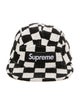 Supreme Checkerboard Boucle Camp Cap