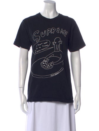 Supreme Graphic Print Crew Neck T-Shirt