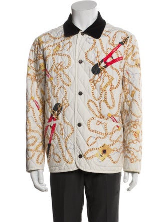 Supreme 2020 Chains Quilted Denim Jacket