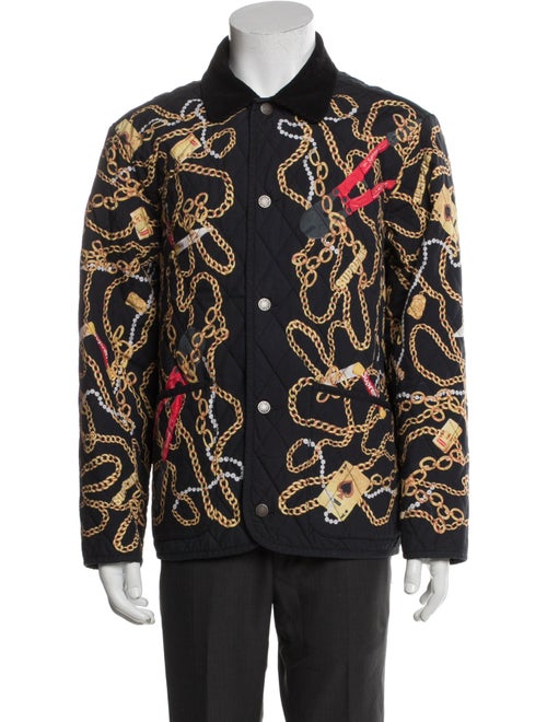 Supreme 2020 Chains Quilted Trucker Jacket