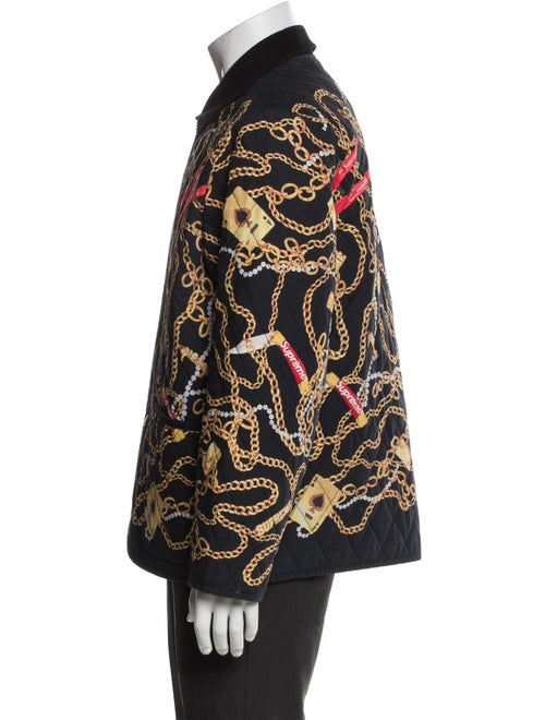 Supreme 2020 Chains Quilted Trucker Jacket