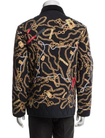 Supreme 2020 Chains Quilted Trucker Jacket
