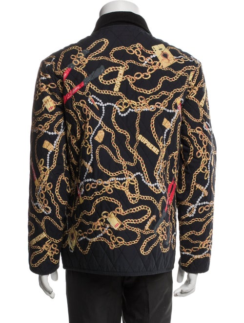 Supreme 2020 Chains Quilted Trucker Jacket
