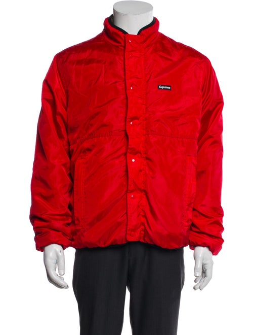 Supreme Reversible Logo Fleece Sherpa Windbreaker