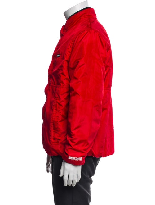 Supreme Reversible Logo Fleece Sherpa Windbreaker