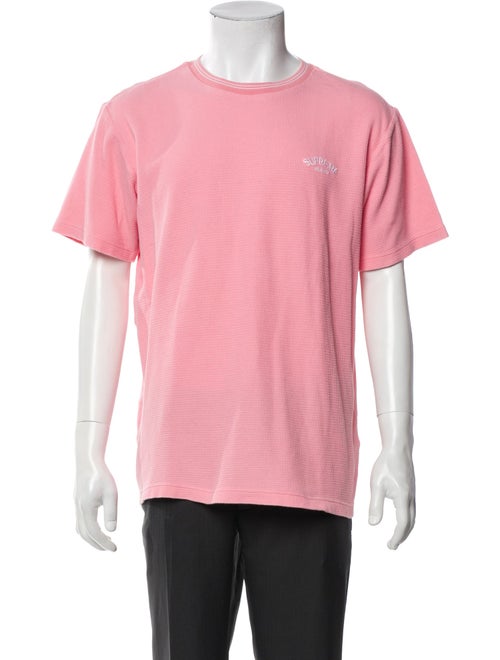 Supreme Stripe Rib Waffle Crew Neck T-Shirt