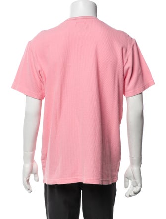 Supreme Stripe Rib Waffle Crew Neck T-Shirt