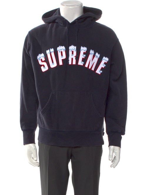 Supreme Graphic Print Crew Neck Hoodie