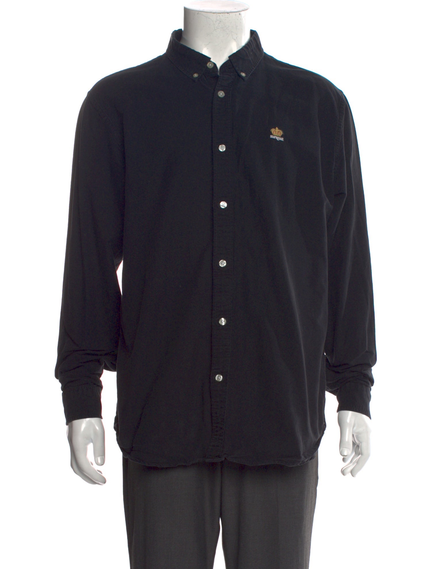 Supreme Signature Logo Crown Shirt