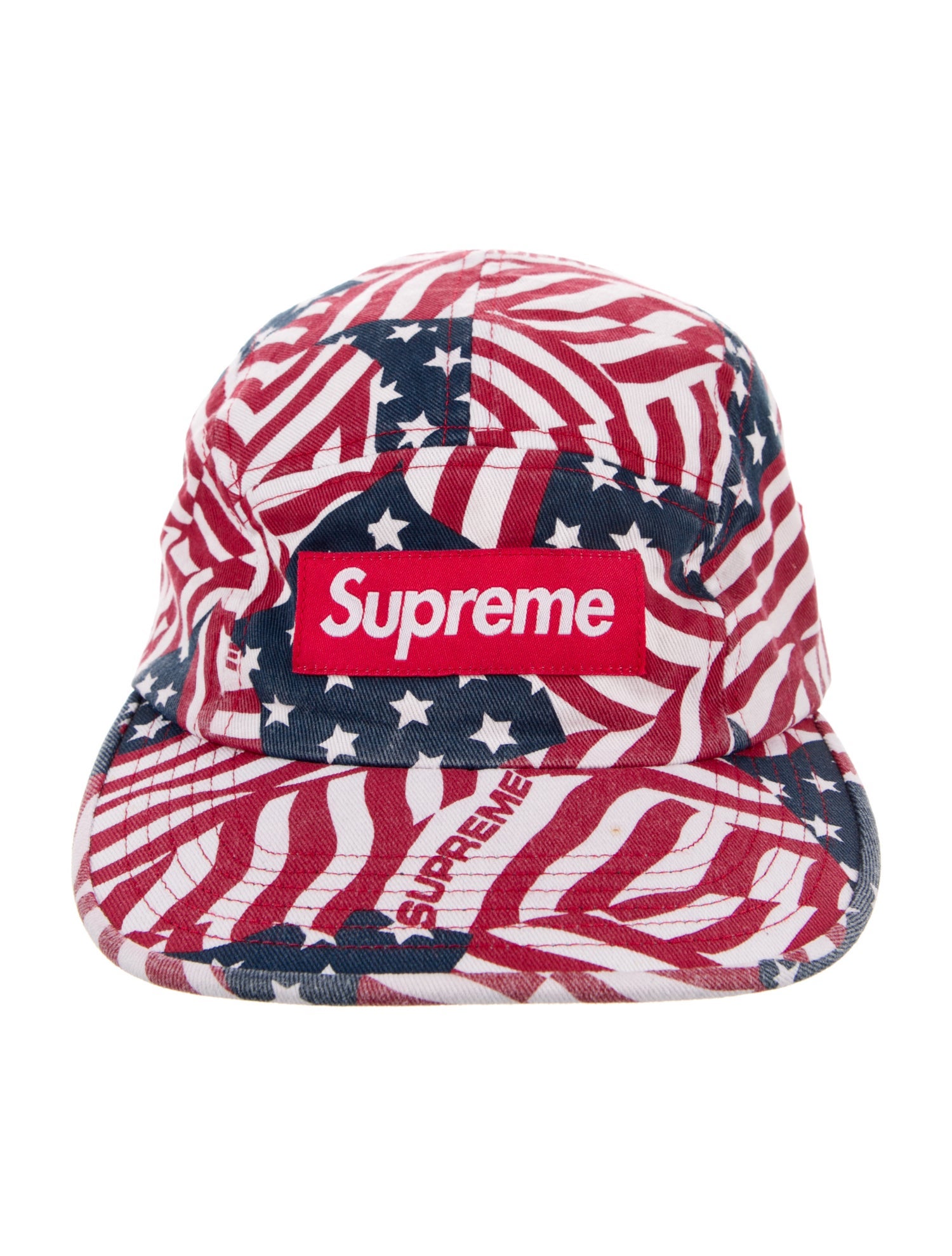Supreme Washed Chino Twill Camp Cap