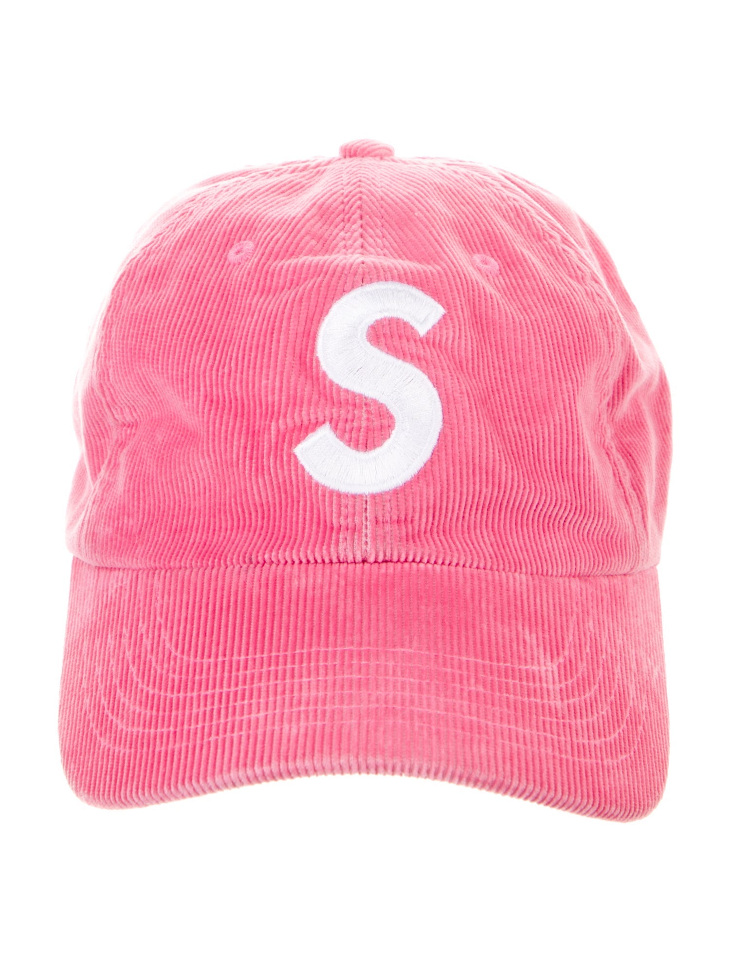 Supreme Fine Wale Corduroy S Logo 6-Panel Hat