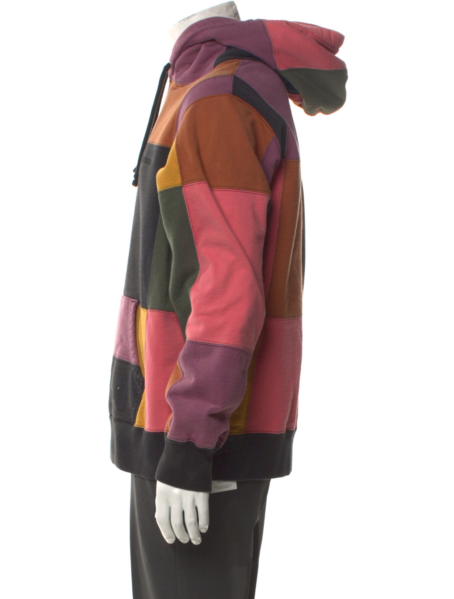 Supreme 2017 Colorblock Pattern Hoodie