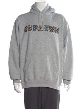 Supreme 2023 Collegiate Patchwork Hoodie