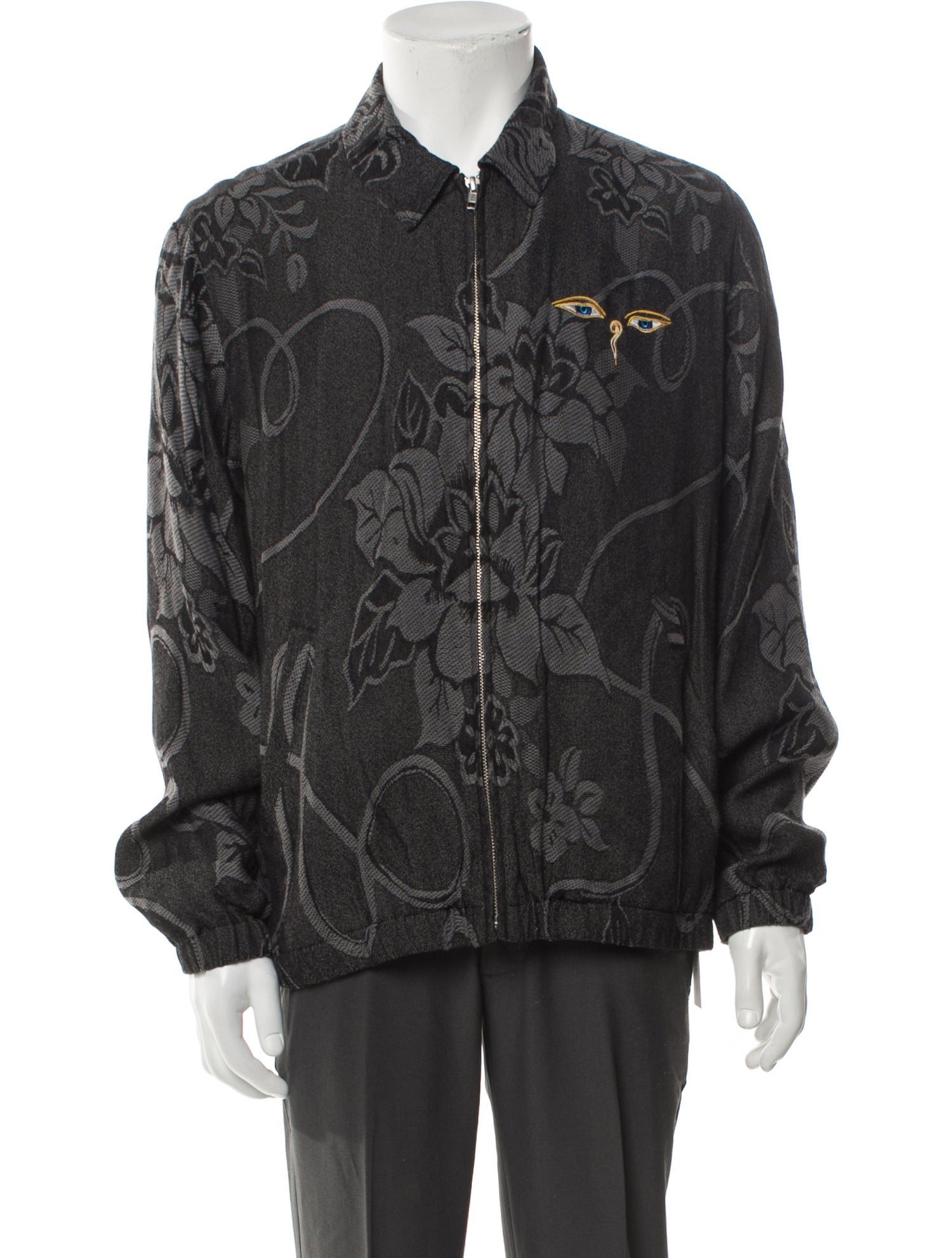 Supreme Floral Print Denim Jacket