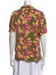 Supreme Printed Short Sleeve Button-Up Top