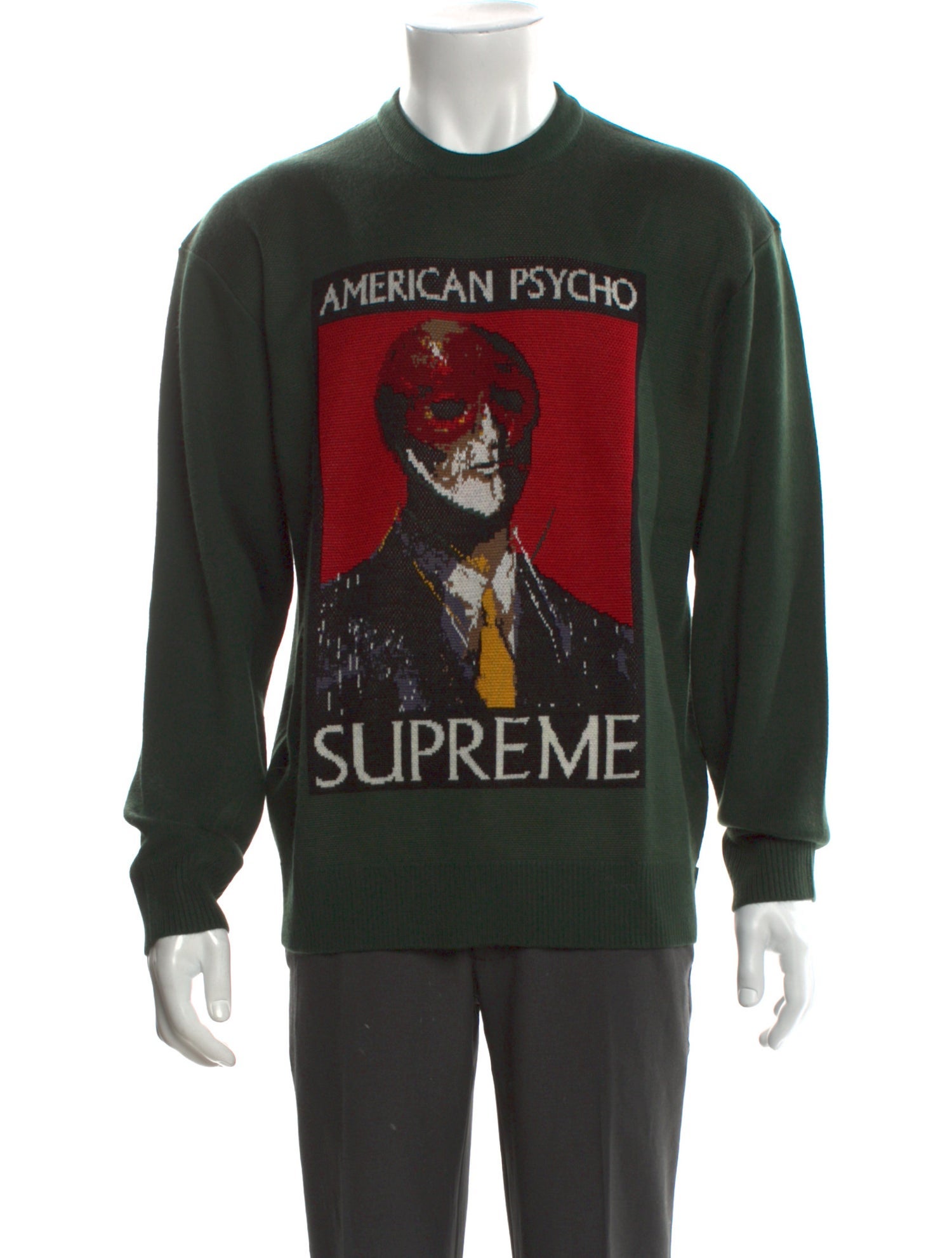Supreme Graphic Print Crew Neck Pullover