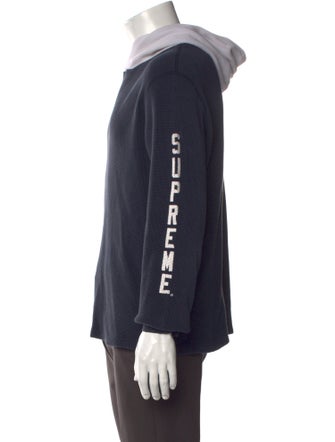 Supreme Thermal Scoop Neck Hoodie