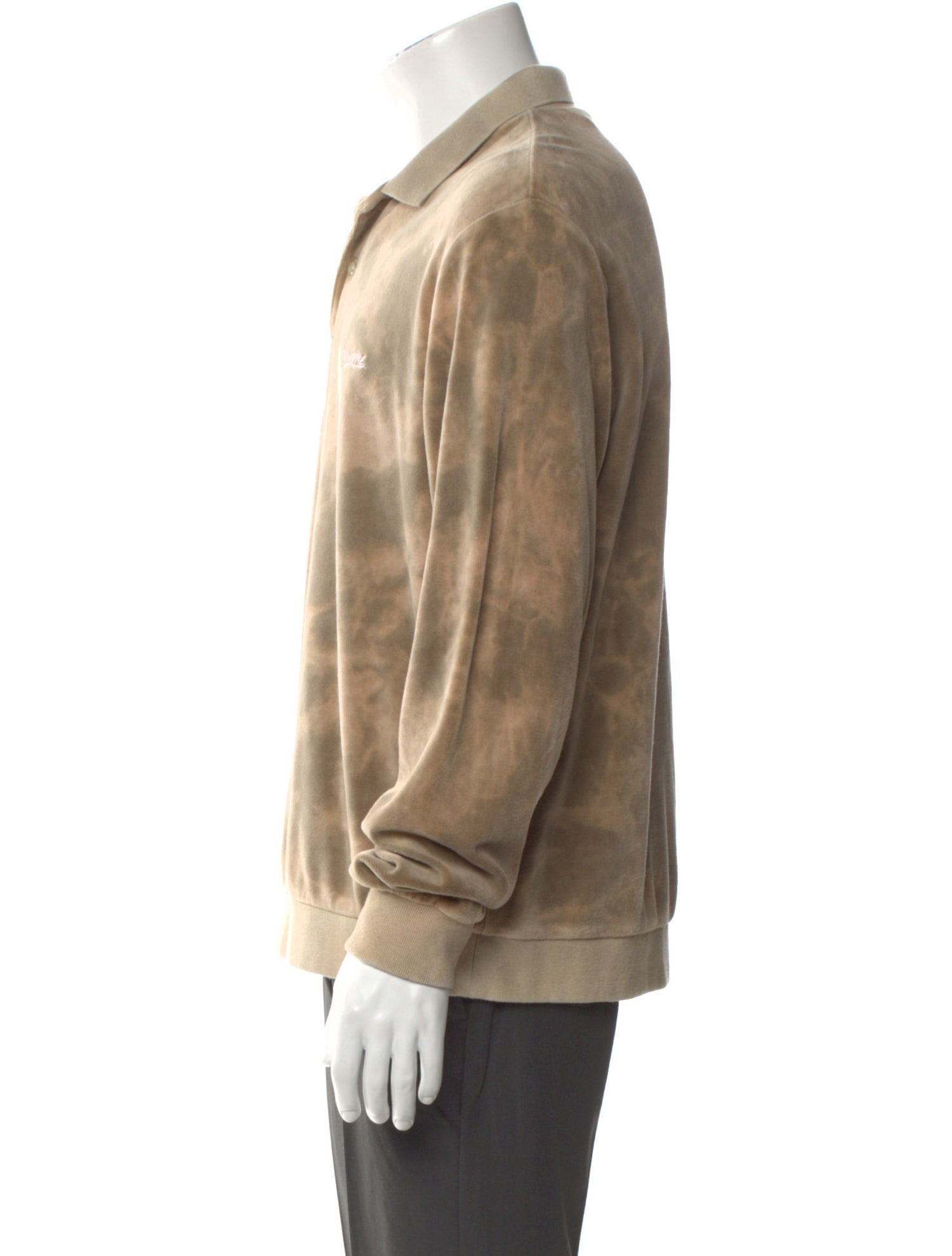 Supreme Crew Neck Long Sleeve Polo Shirt