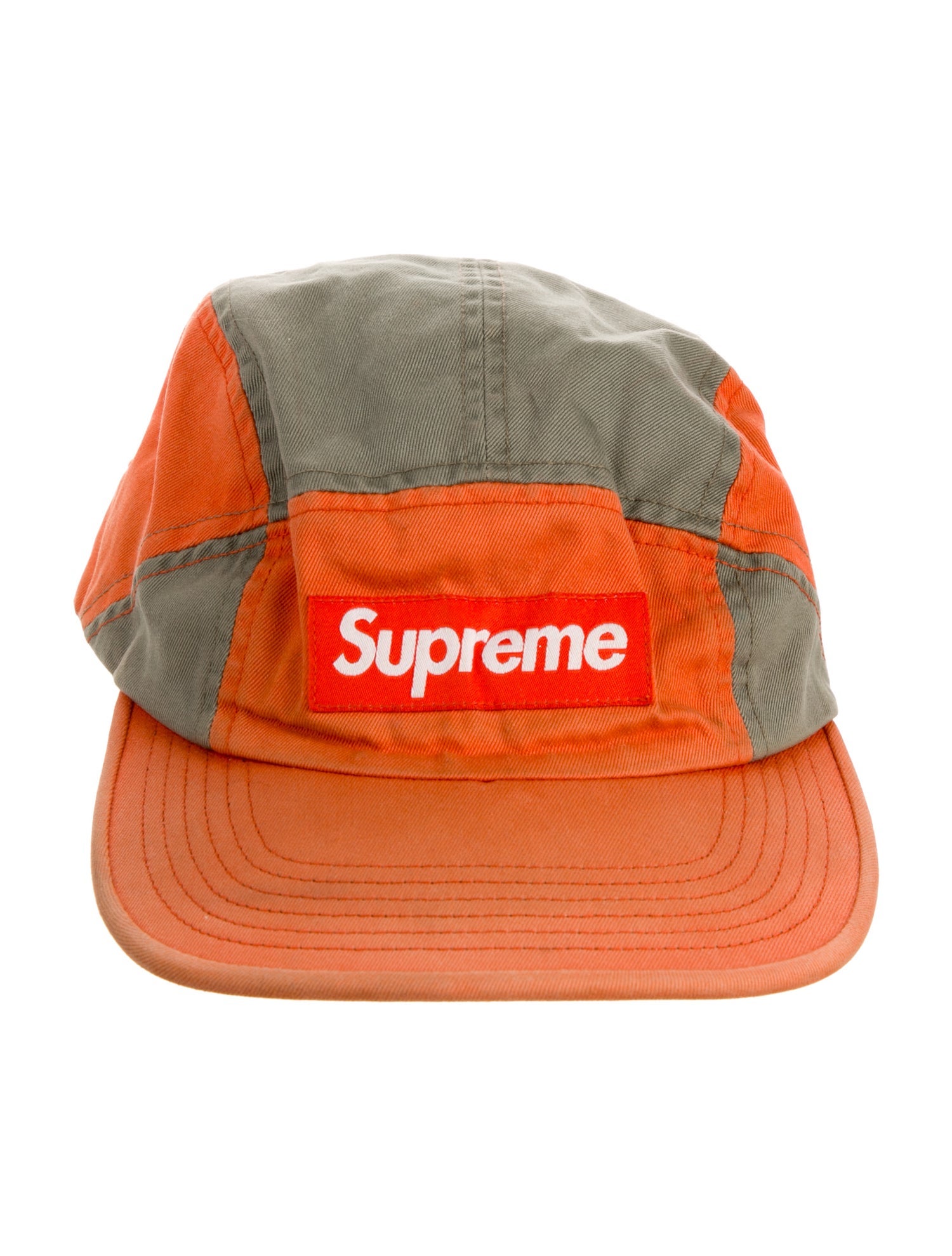 Supreme Contrast Panel Camp Cap