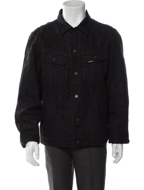 Supreme '100 Dollar Bill' Trucker Jacket