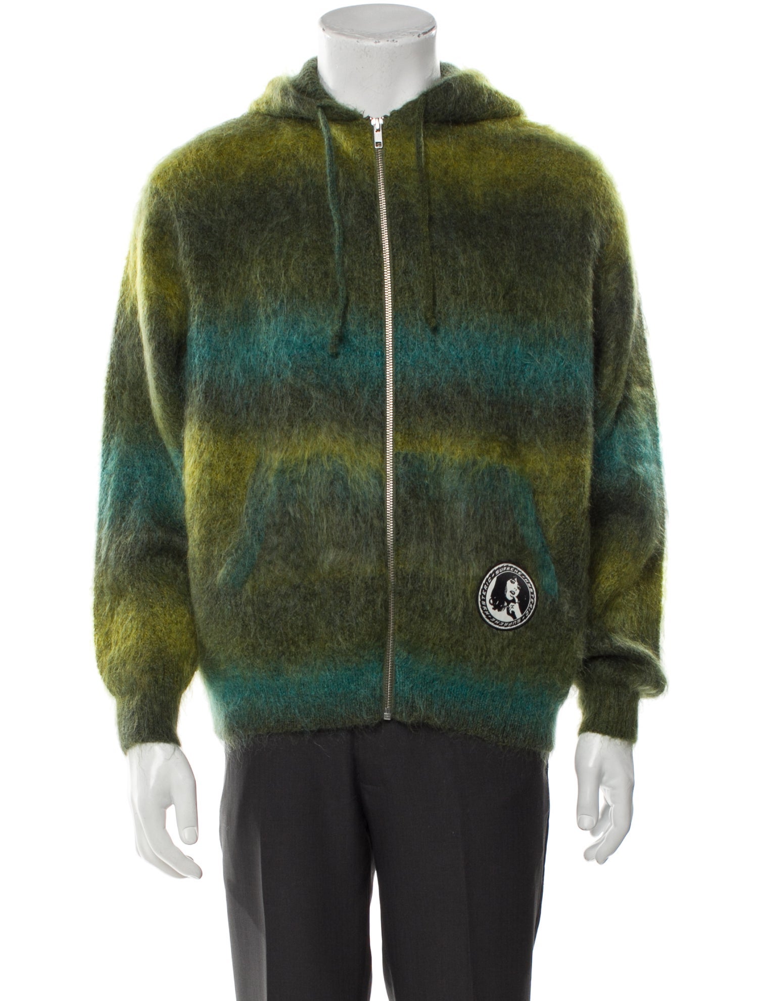 Supreme Printed Mock Neck Cardigan