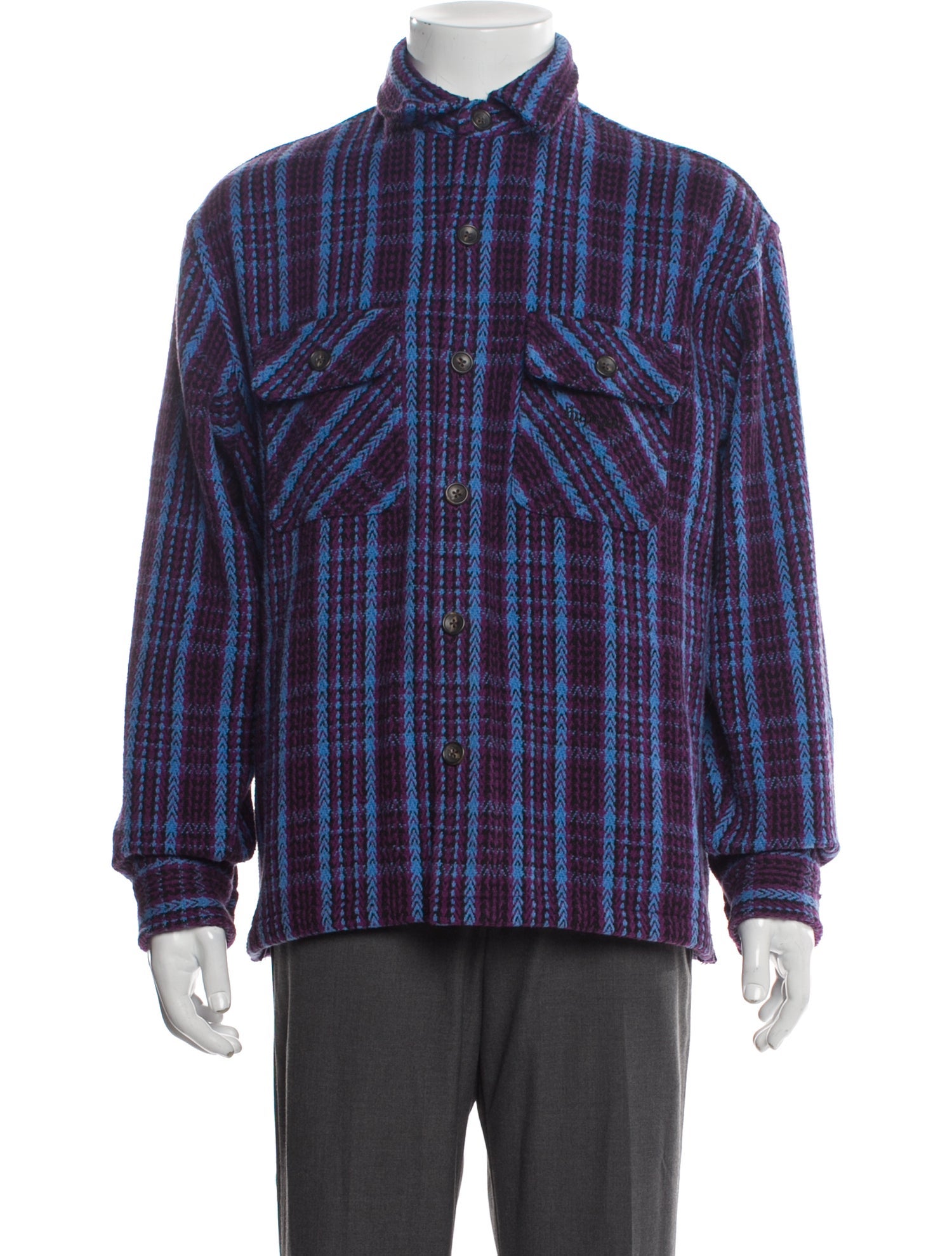 Supreme Plaid Print Long Sleeve Shirt