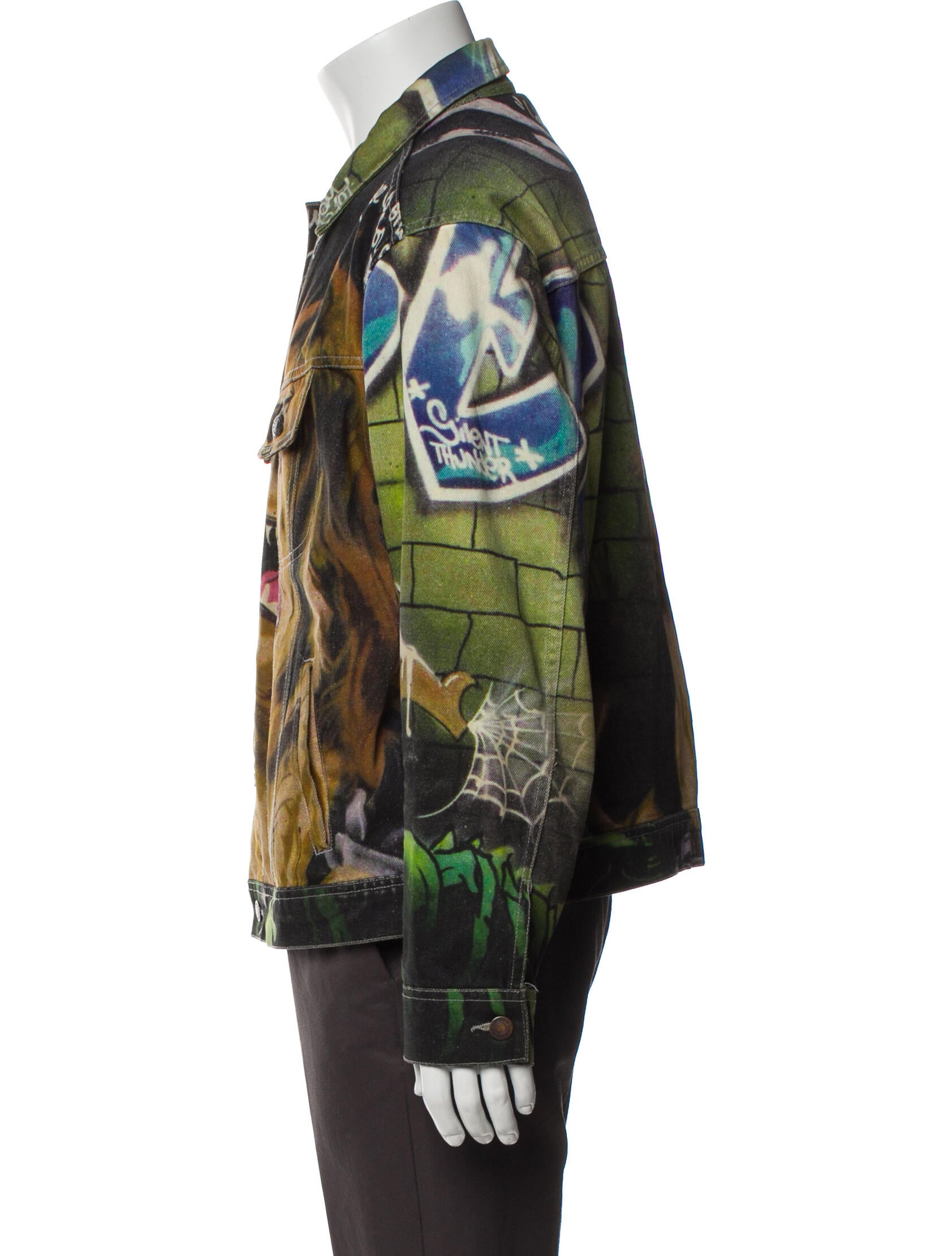 Supreme 2018 Lion's Den Denim Trucker Trucker Jacket