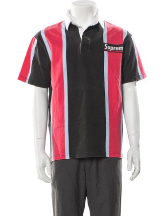 Supreme Striped Collar T-Shirt