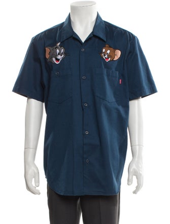 Supreme Graphic Print Short Sleeve Shirt