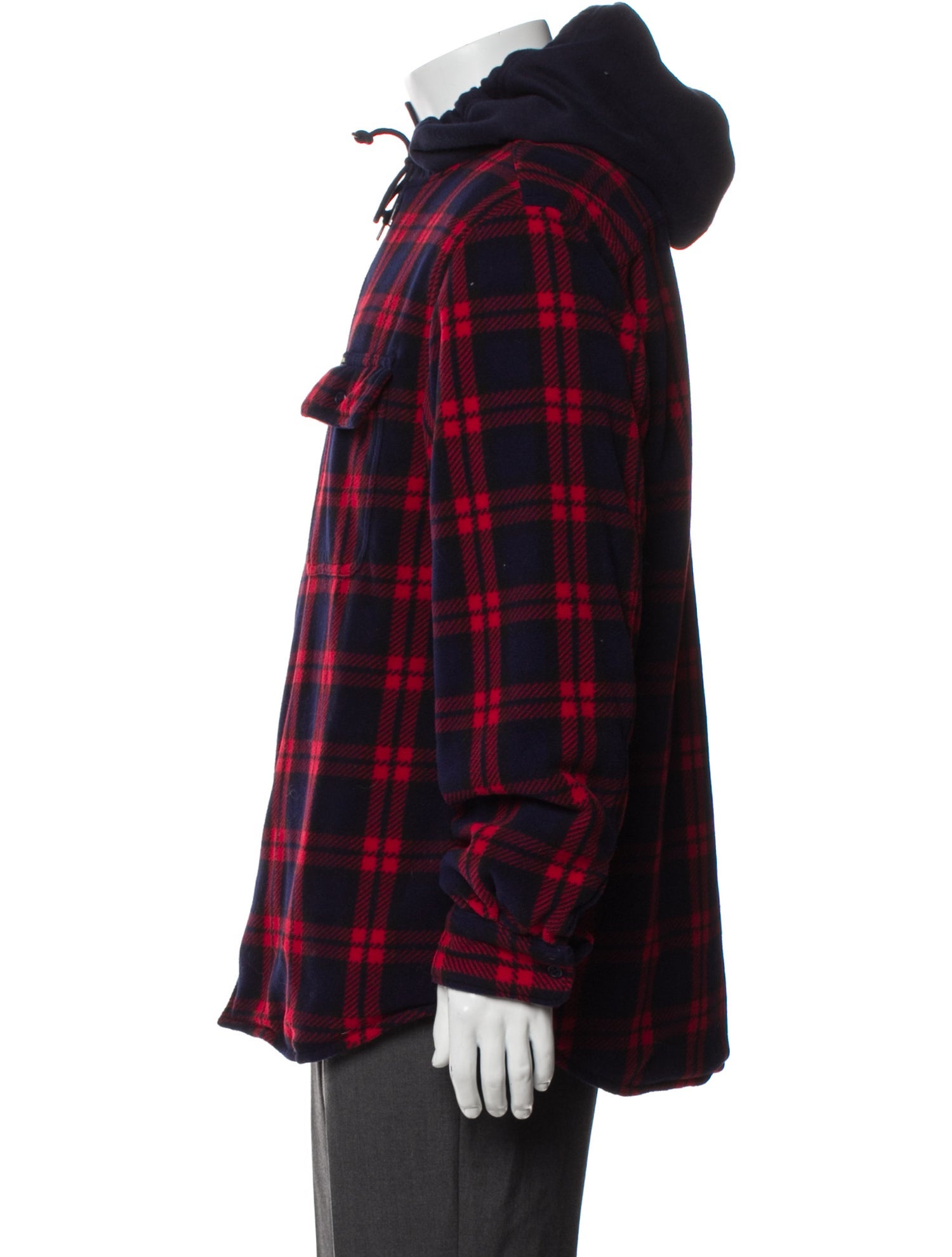 Supreme 2018 Hooded Plaid Work Shirt
