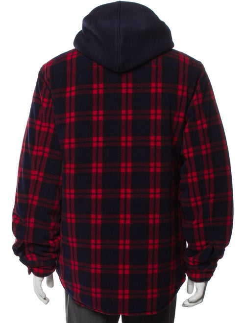 Supreme 2018 Hooded Plaid Work Shirt