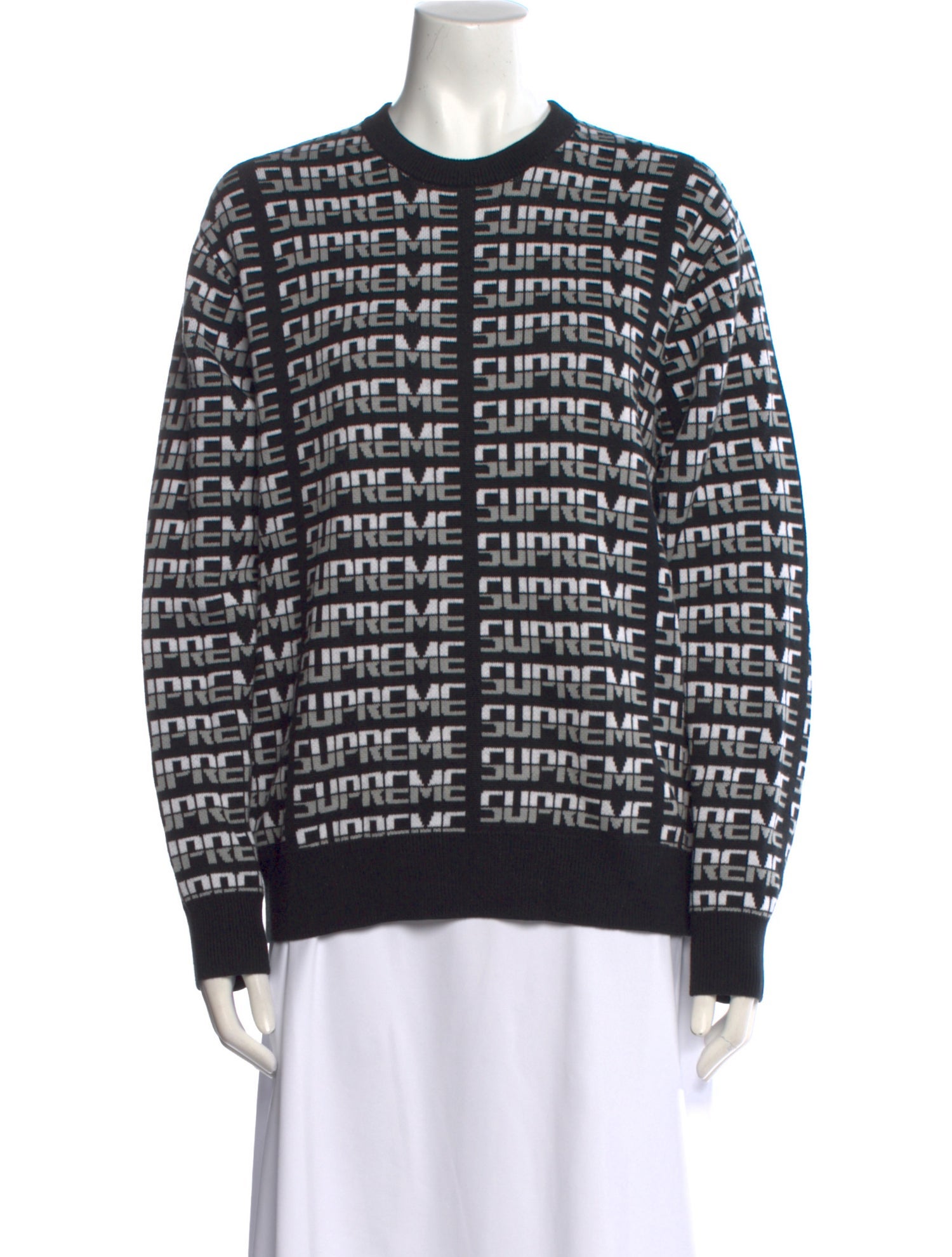 Supreme Printed Crew Neck Sweater