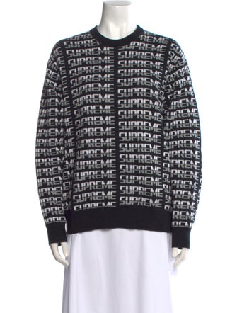 Supreme Printed Crew Neck Sweater