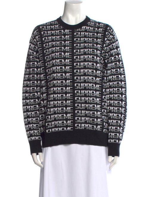 Supreme Printed Crew Neck Sweater