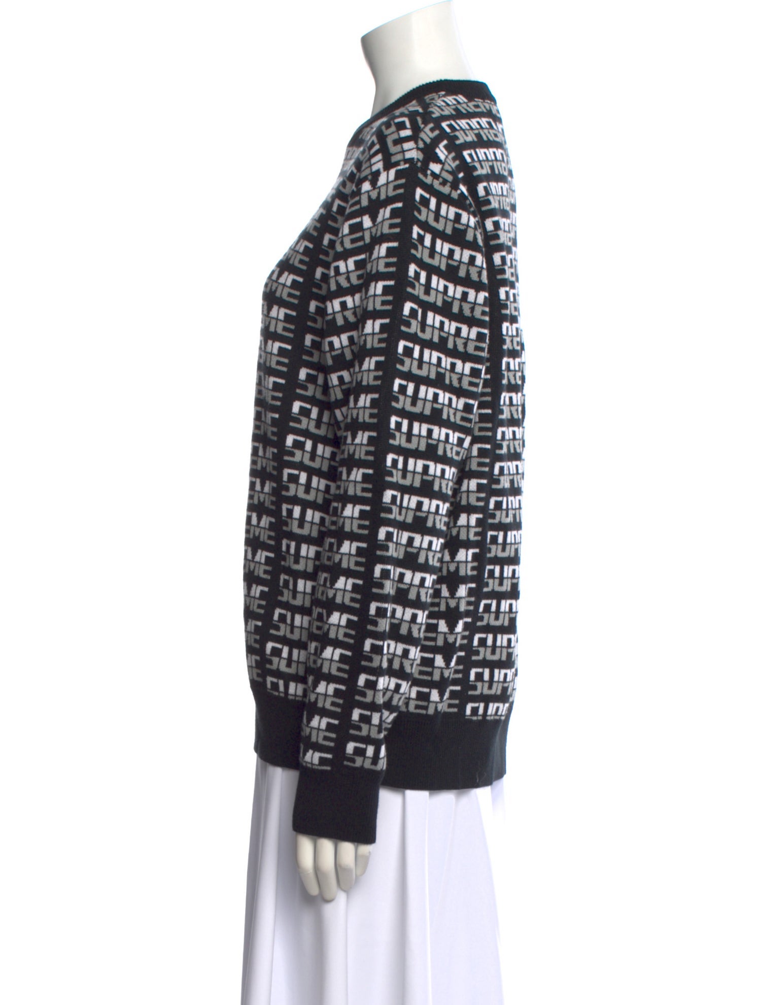 Supreme Printed Crew Neck Sweater